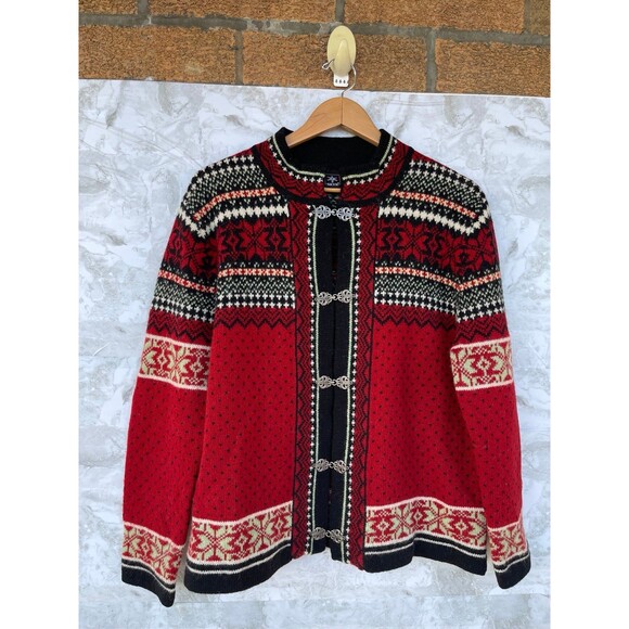 SKYR Fair Isle Nordic Sweater Womens Large - Picture 1 of 7